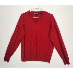 Pull Homme 1/2 Zip Laine Mérino Extra Fine Hart Schaffner Marx - Taille M - Neuf Avec Étiquette ($195)
